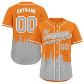 Custom Orange Gray City Edition Personalized Authentic Baseball Jersey BSBJ01-D017131